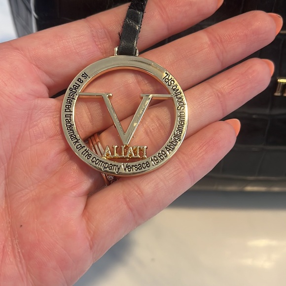 V Italia by Versace black leather bag - Picture 5 of 5